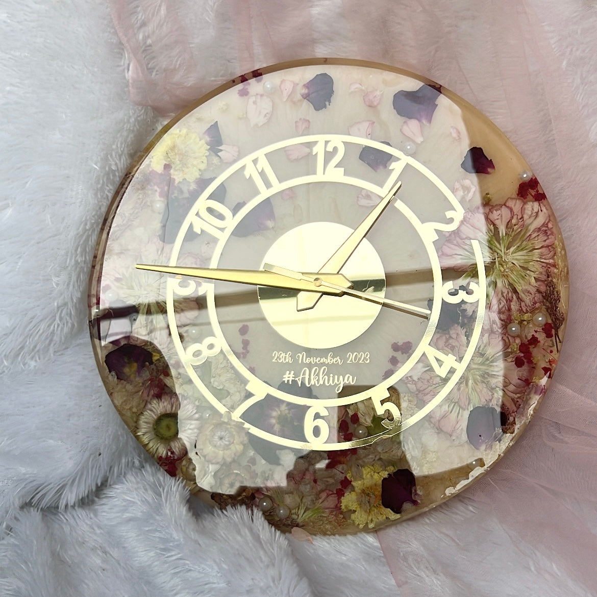 Carnations - clock