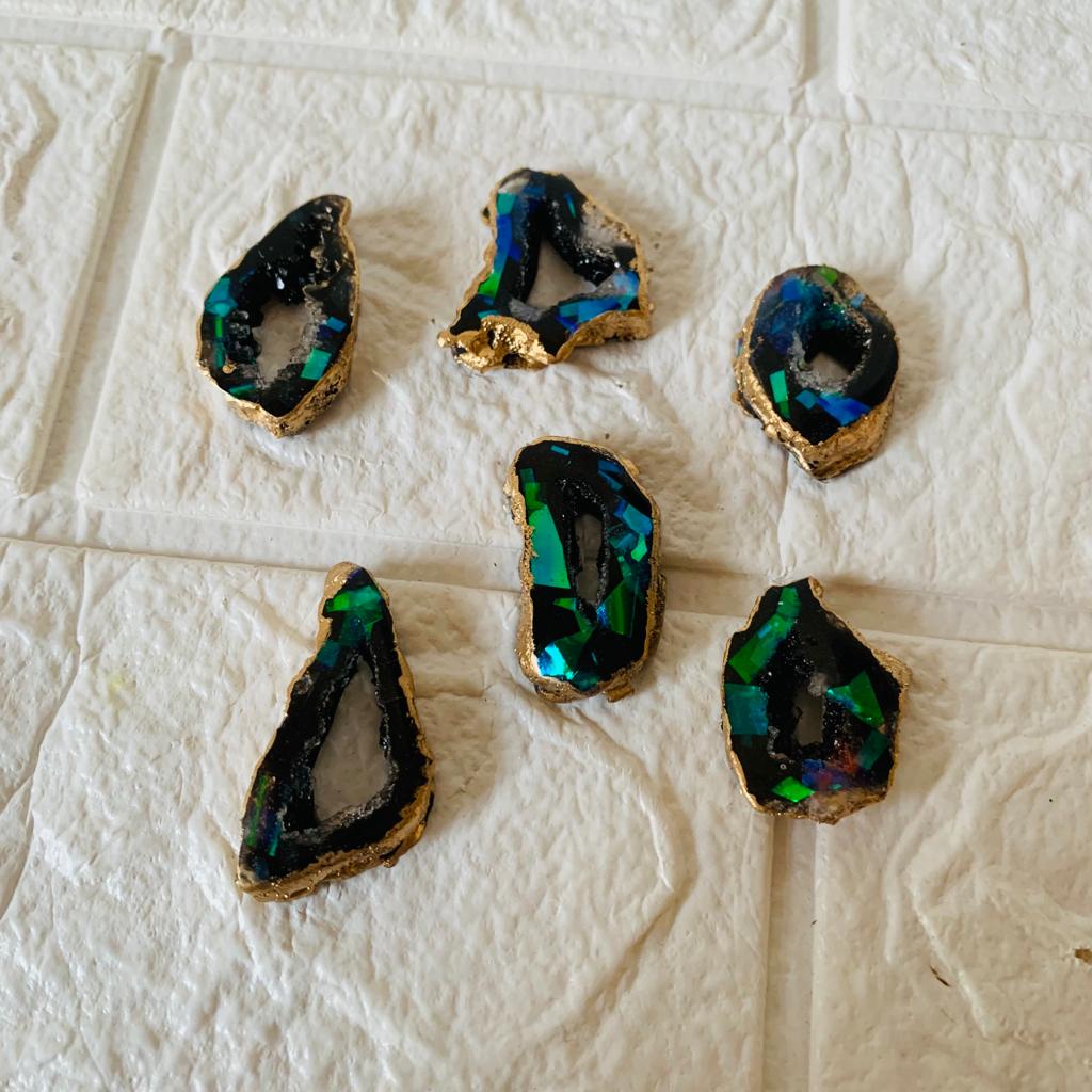 Agate Druzy pieces Mould